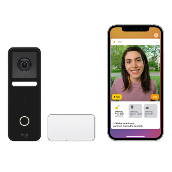 Проводной дверной звонок Logitech Circle View