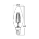 LED filament bulb 4W E14 C35 2200K AMB 360LM