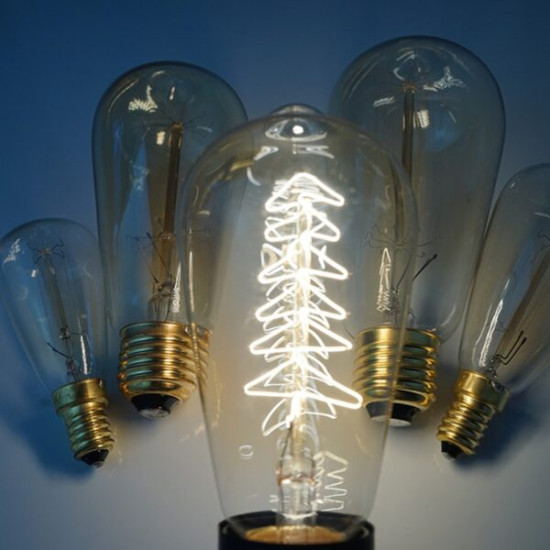 BES60W Spiral decorative filament bulb 60W E27