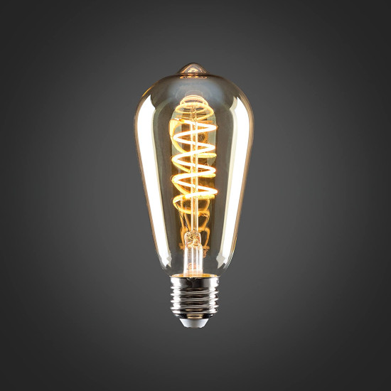 BES60W Spiral decorative filament bulb 60W E27