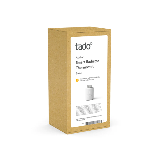 Supliment - tado° Smart Radiator Thermostat V3+ Basic pentru control în mai multe încăperi