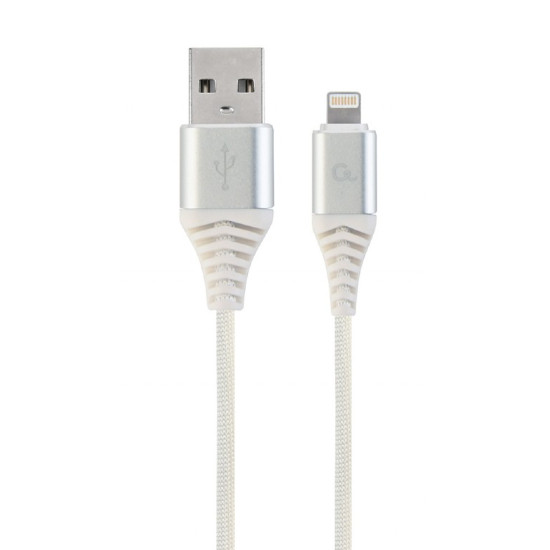 Cablu USB Cablexpert 8 pini cu conectori metalici impletiti, 2 m