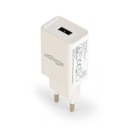 Universal USB charger, 2.1 A, white