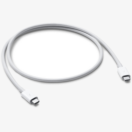 APPLE USB-C Thunderbolt 3 cable (0.8m), (MQ4H2)