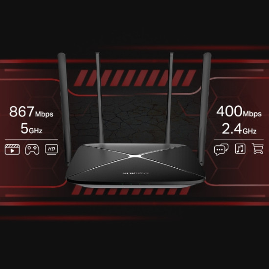 Routerul Gigabit Wireless Dual Band AC1300