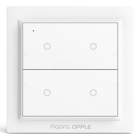 Умный WI-FI выключатель Aqara Opple 4-клавишный белый (Глобальная Версия)