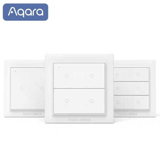 Întrerupătoar inteligent wireless Aqara Opple cu 4 butoane Alb (Versiunea Globală)