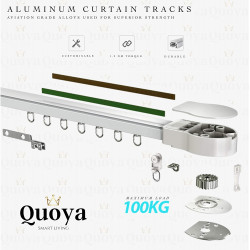 Smart curtain rails