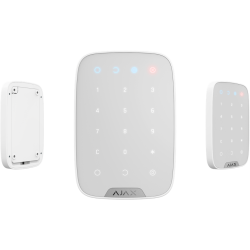 Panou de control Wireless Ajax KeyPad Alb